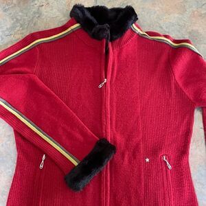 Meister Vtg Ski Cardigan (Lg)
